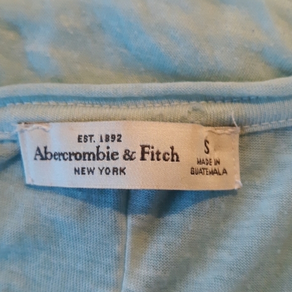 Abercrombie & Fitch soft thin blue pocket small - Picture 2 of 2